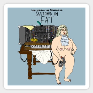 Switched on fat! Sticker